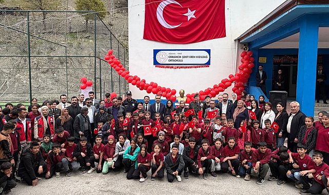 Şehit Eren Kızıldağ'ın ismi köyündeki okula verildi