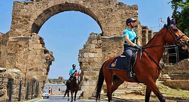 Side Antik Kenti'nde Atlı Jandarma Timleri göreve başladı