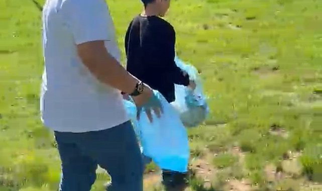 Siirt'te öğrencilerden örnek temizlik etkinliği