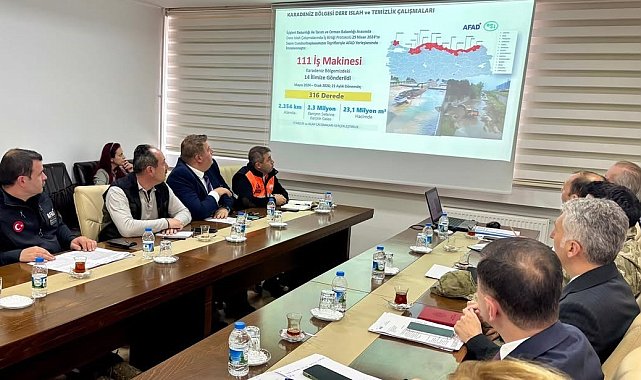 Sinop'ta afetlere karşı hazırlık toplantısı