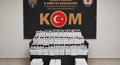 Şırnak'ta 5 milyon 700 bin liralık kaçak gözlük operasyonu: 1 tutuklama