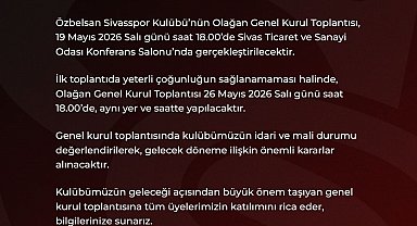 Sivasspor'da genel kurul kararı alındı
