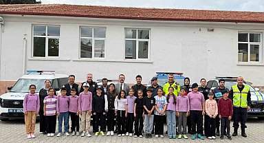 Sultanhisar'da miniklere trafik eğitimi