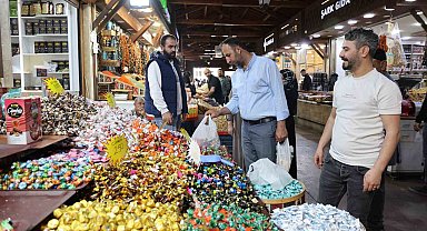 Tarihi Kapalı Çarşı'da Kurban Bayramı yoğunluğu yaşanıyor