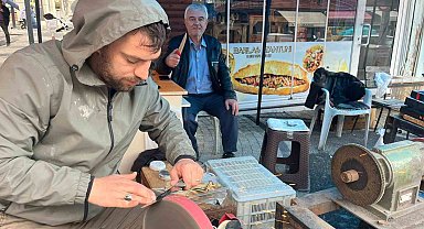Tavşanlı'da kurbanlık bıçak ve satırlar bilenmeye başladı