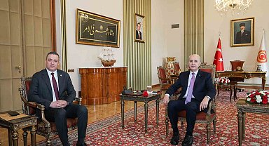 TBMM Başkanı Kurtulmuş, TBB Başkanı Sağkan ve beraberindeki heyeti kabul etti