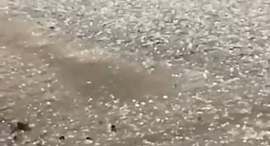 Tekirdağ'da sağanak ve dolu etkili oldu : Yollar göle döndü, ulaşım aksadı