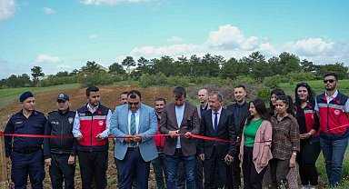 Tescilli Pazarlar Kirazı uygulama alanı hizmete açıldı