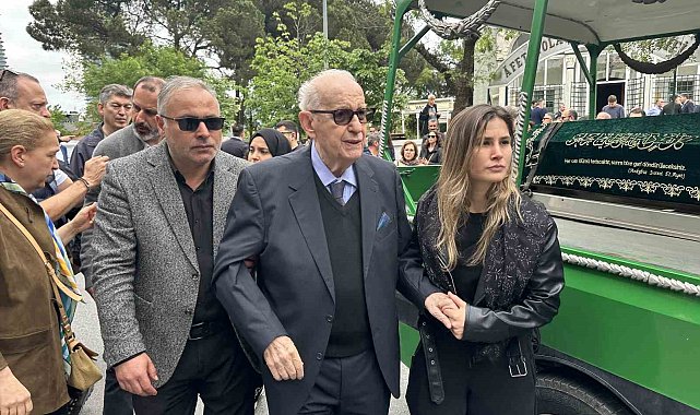 TFF Onursal Başkanı Şenes Erzik'in acı günü: Eşi Dilek Erzik son yolculuğuna uğurlandı