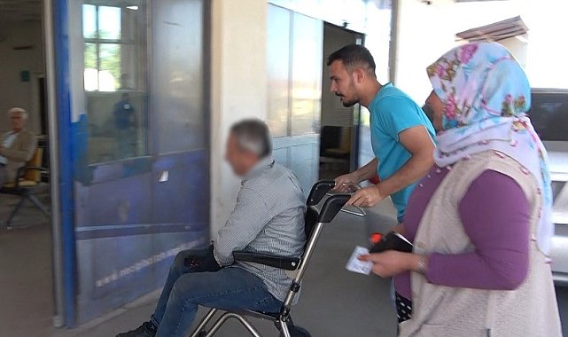 Tosunun darbesiyle yaralanan vatandaşın bacağına 60 dikiş atıldı