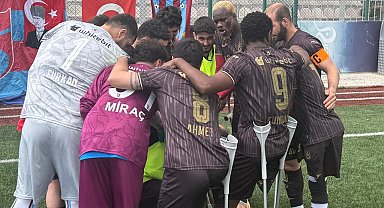 Trabzon Ampute Futbol Takımı üçüncülüğü garantiledi