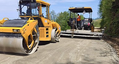 Trabzon'da yol çalışmaları aralıksız sürüyor