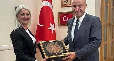 Trakya eğitim ordusundan Filibe Başkonsolosu Manav'a ziyaret