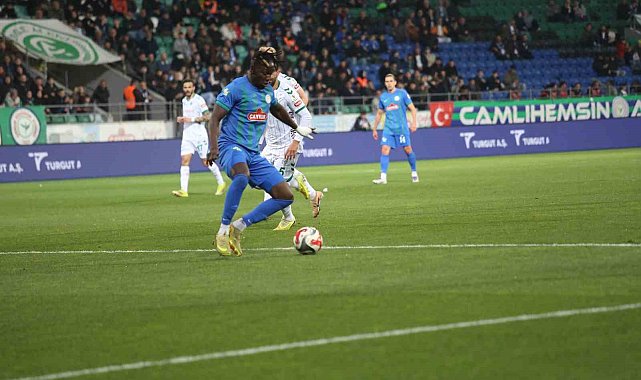 Trendyol Süper Lig: Çaykur Rizespor: 3 - Konyaspor: 2