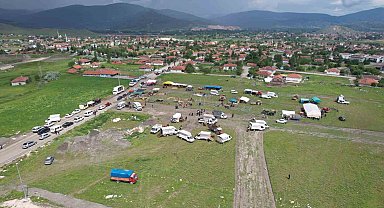 Turhal'da taşkın riskine karşı hayvan pazarı yüksek bölgeye taşındı