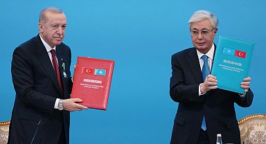 Türkiye ile Kazakistan arasında 13 anlaşma imzalandı