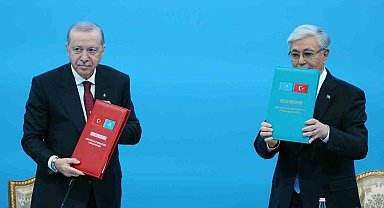 Türkiye ile Kazakistan arasında 13 anlaşma imzalandı