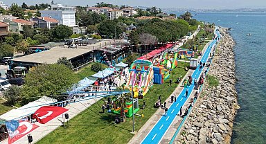 Tuzla Yeşil Kıyı Parkı yenilenen yüzüyle hizmete açıldı