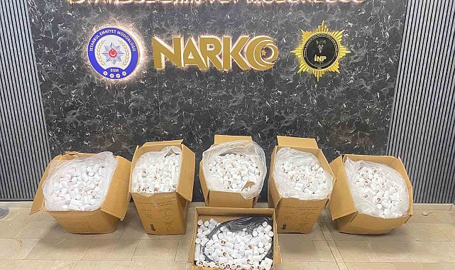 Tuzla'da uyuşturucu operasyonunda 150 bin adet sentetik hap ele geçirildi
