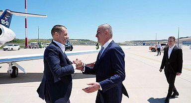 UEFA Başkanı Čeferin İstanbul'da