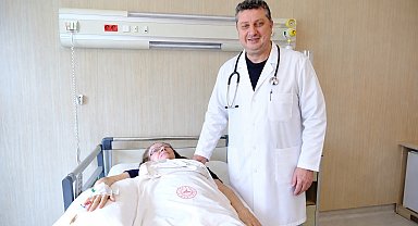 Ukraynalı hasta şifayı Mersin Şehir Hastanesinde buldu