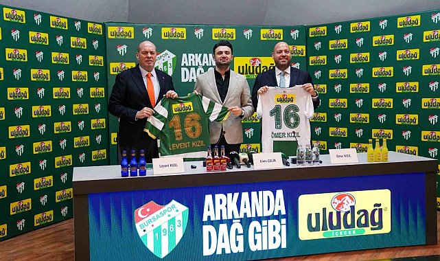 Uludağ İçecek ve Bursaspor'un iş birliği 1. Lig'de de devam ediyor