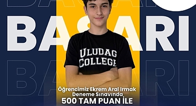 ULUDAĞ KOLEJİ ÖĞRENCİSİNDEN TÜRKİYE GENELİ LGS DENEME SINAVINDA TÜRKİYE DERECESİ! 