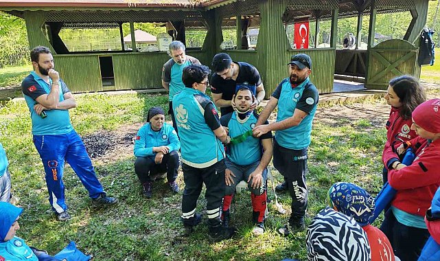 UMKE ekibi medikal kurtarma ve saha tatbikatı yaptı
