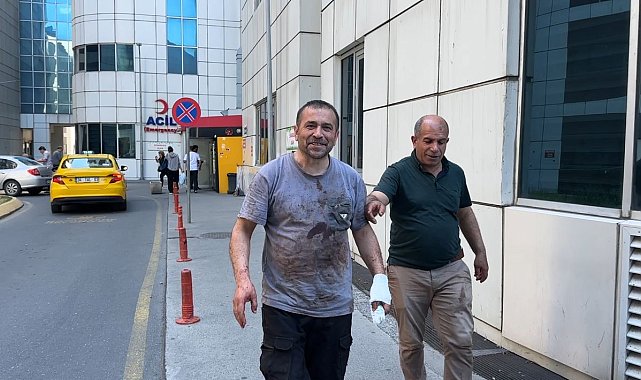 Üstü kan içinde kalan acemi kasap: "Sadece bıçak kaydı, ciddi bir şey yok"