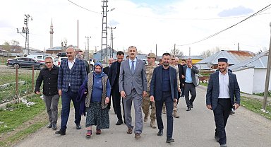Vali Bozkurt köy köy dolaşıyor