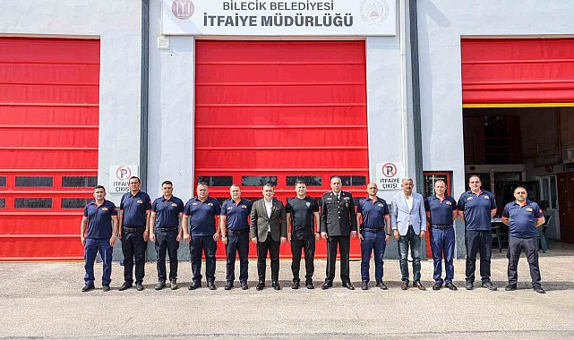 Vali Sözer itfaiye personeliyle bayramlaştı
