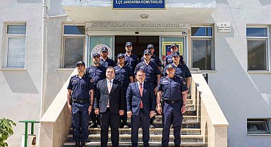 Vali Sözer'den İnhisar Jandarmasına bayram ziyareti