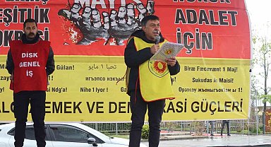 Yalova'da 1 Mayıs kutlandı