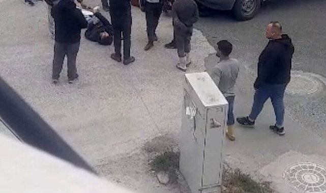 Yaralı sürücü ambulansı beklerken sigara yaktı