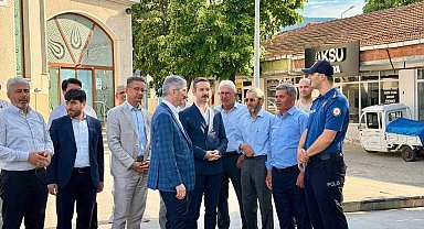Yenice'de bayramlaşmaya Anayasa Mahkemesi Üyesi İnce katıldı