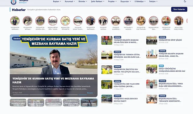 Yenişehir Belediyesi'nden dijitalde engelsiz dönem
