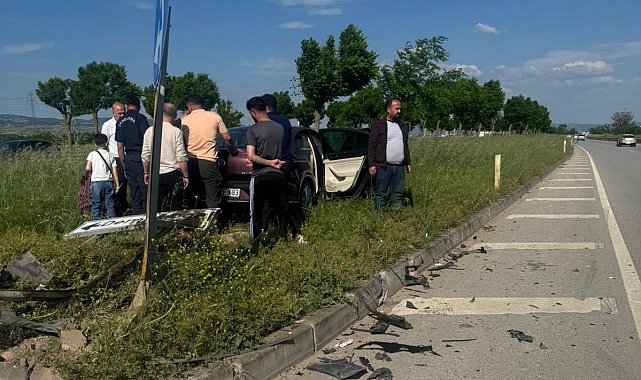 Yenişehir'de trafik kazası: 3 yaralı