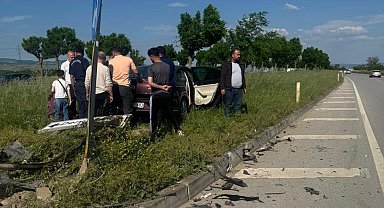 Yenişehir'de trafik kazası: 3 yaralı