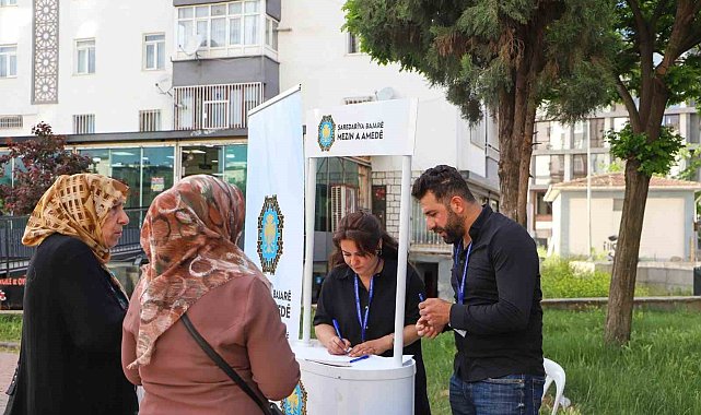 Yerinde Çözüm ekipleri parklarda vatandaşlarla buluştu