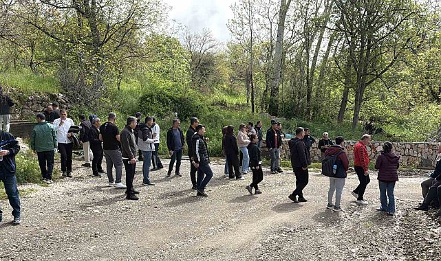 Yeşillikler beldesi Tut ilçesinde doğa yürüyüşü