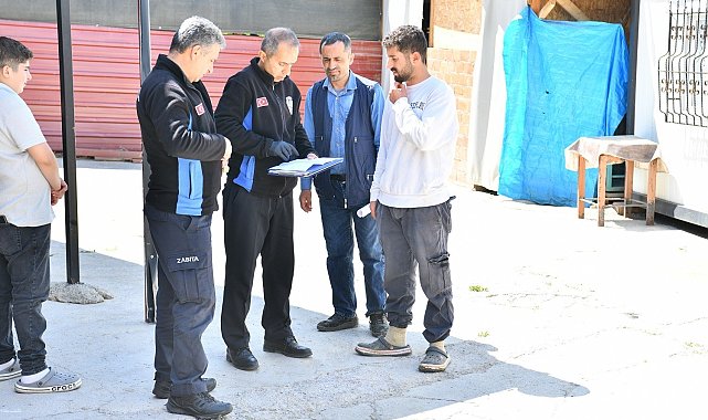 Yeşilyurt Belediyesi'nden kurban satış ve kesim yerlerinde bayram mesaisi