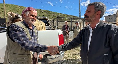 Yüksekova'da hayvan pazarında bayram hareketliliği
