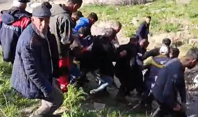Yüksekovada'da pancar toplarken kayalıklardan düşen kadın hayatını kaybetti