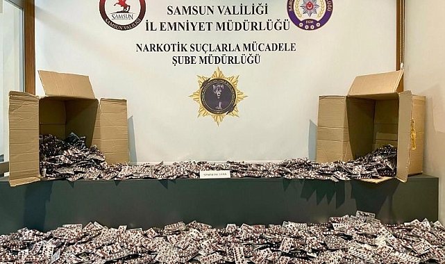 Zehir operasyonu: 24 bin 600 uyuşturucu hap ele geçirildi