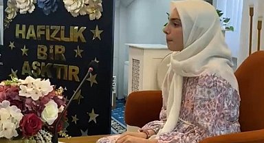 1 yılda hafız oldu, 30 cüzü bir günde ezberden okuyarak hatim etti