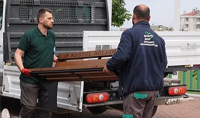 320 kent mobilyası Kestel'in yaşam alanlarına değer kattı