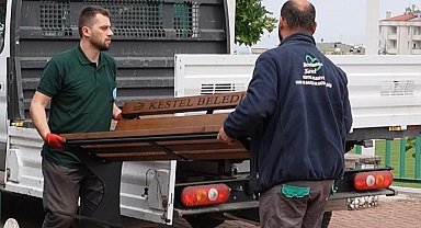 320 kent mobilyası Kestel'in yaşam alanlarına değer kattı