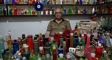 35 yıllık kolonya koleksiyonuna daire parası teklifi: Satmadı, korunmasını istiyor