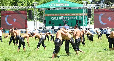 64. Geleneksel Çalı Güreşleri'nde başpehlivan Erkan Taş, güreş ağası Mustafa Cebeci oldu