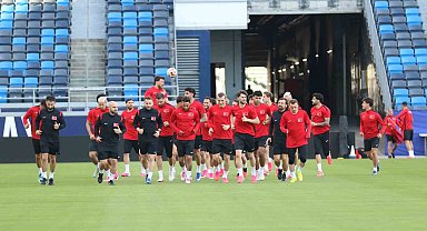 A Milli Futbol Takımı, Los Angeles'taki ilk antrenmanını yaptı